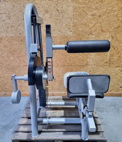 Proxowell/Proxomed Rückenstrecker-beuger Kombi Compass 530, Hyperextension und Bauchmaschine 2 in 1 Kombigerät, Rahmenfarbe Silber, gebraucht - überholter Zustand