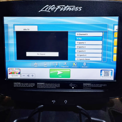 Life Fitness FlexStrider Trainer, Crosstrainer mit variabler Schrittlänge, Discover SE Touch Display Konsole, Elevation Series, gebraucht - überholter Zustand