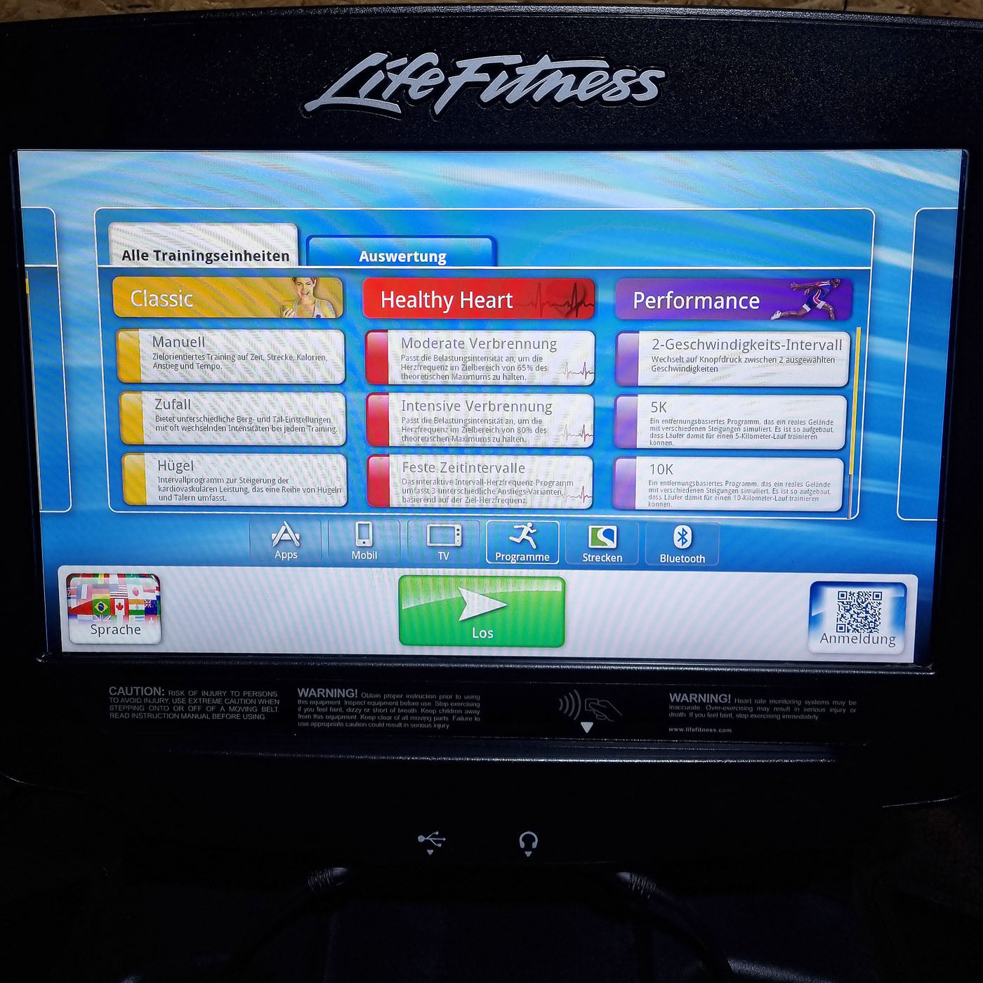 Life Fitness Laufband 95T Treadmill, Discover SE Touch Display Konsole, Elevation Series, gebraucht - überholter Zustand - NEUE Laufdecke