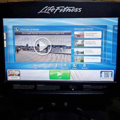 Life Fitness FlexStrider Trainer, Crosstrainer mit variabler Schrittlänge, Discover SE Touch Display Konsole, Elevation Series, gebraucht - überholter Zustand