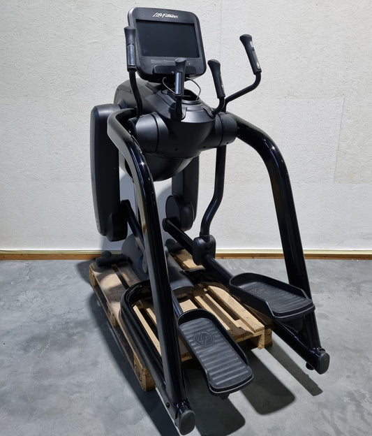 Life Fitness FlexStrider Trainer, Cross Trainer with Variable Stride Length, Discover SE Touch Display Console, Elevation Series, Used - Refurbished Condition