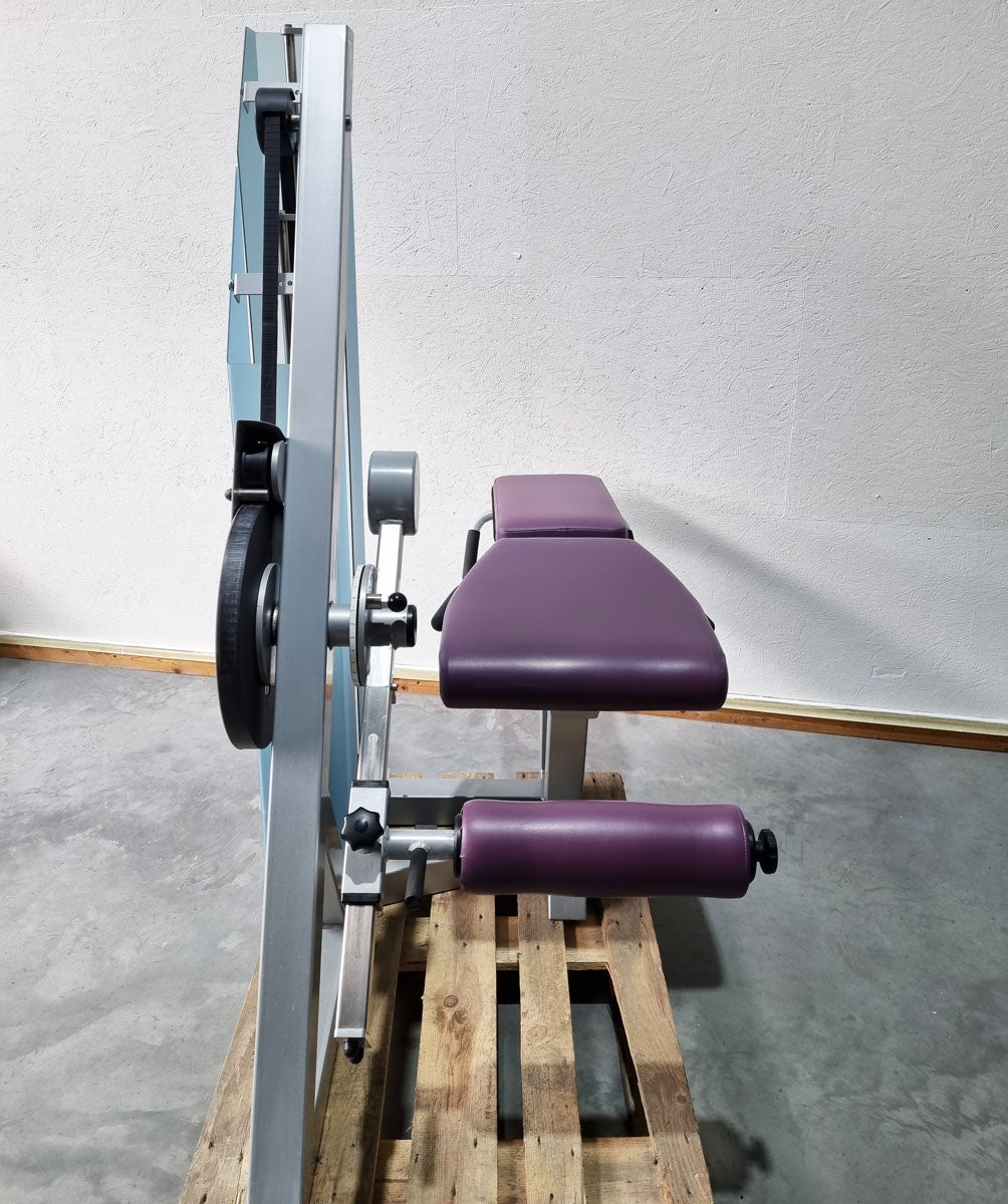 SVG Beinstrecker u. Beinbeuger liegend 2 in 1 Kombigerät, sitzend / liegend verstellbar, MPG, Farbe Silber, gebraucht - überholter Zustand