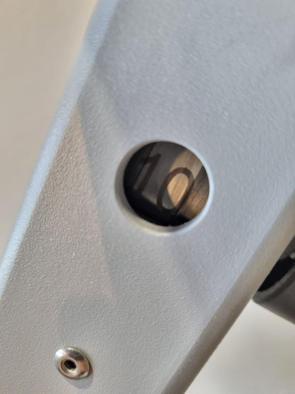 Frei Genius Basic Lateral-Lumbaltrainer, Hyperextension 15 bis 45° verstellbar, Rückenstreckerbank, Rahmenfarbe Silber, gebraucht - überholter Zustand