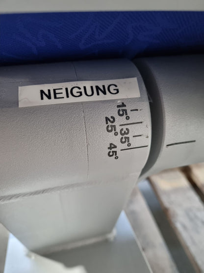 Frei Genius Basic Lateral-Lumbaltrainer, Hyperextension 15 bis 45° verstellbar, Rückenstreckerbank, Rahmenfarbe Silber, gebraucht - überholter Zustand