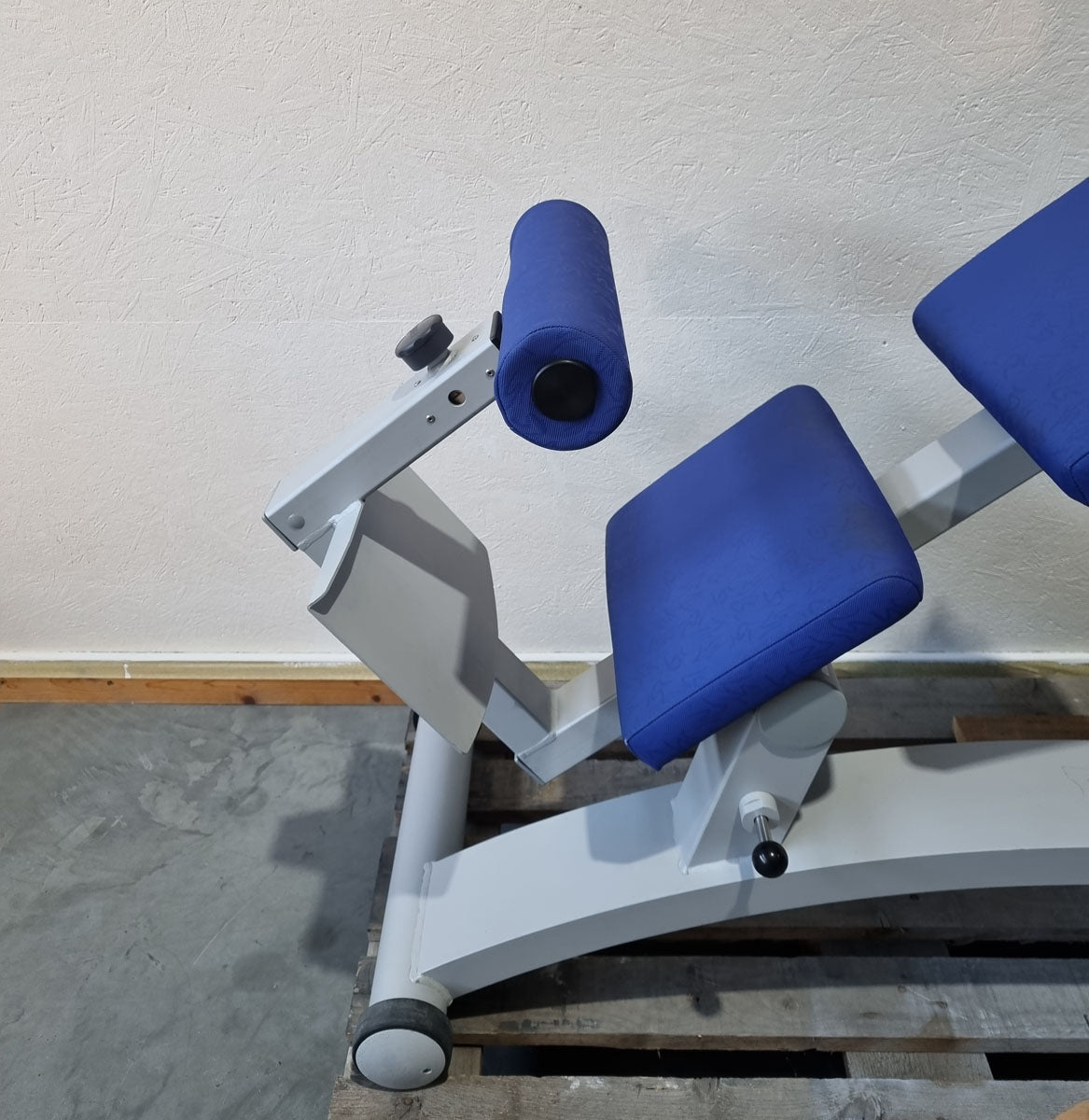 Frei Genius Basic Lateral-Lumbaltrainer, Hyperextension 15 bis 45° verstellbar, Rückenstreckerbank, Rahmenfarbe Silber, gebraucht - überholter Zustand