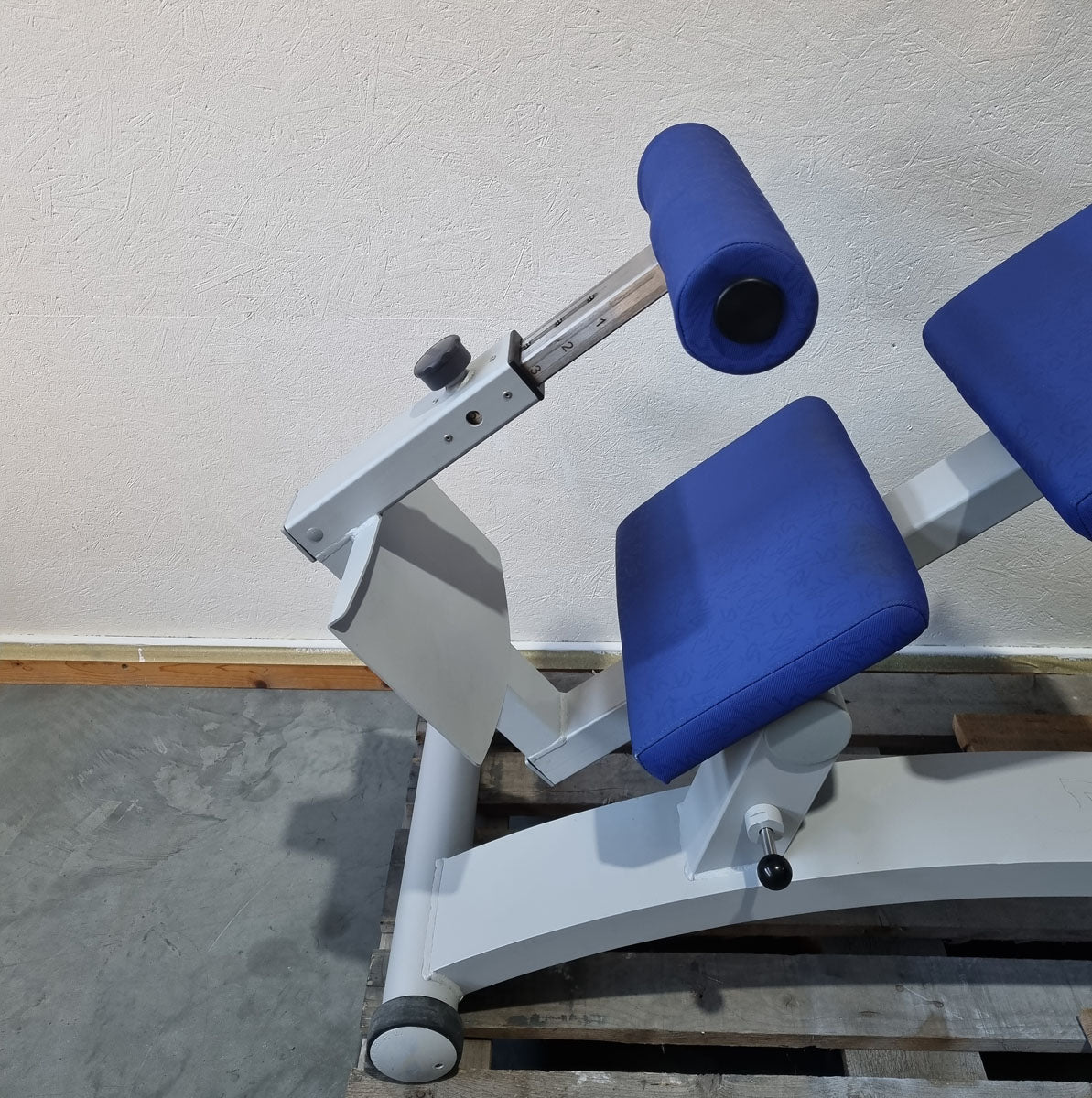 Frei Genius Basic Lateral-Lumbaltrainer, Hyperextension 15 bis 45° verstellbar, Rückenstreckerbank, Rahmenfarbe Silber, gebraucht - überholter Zustand
