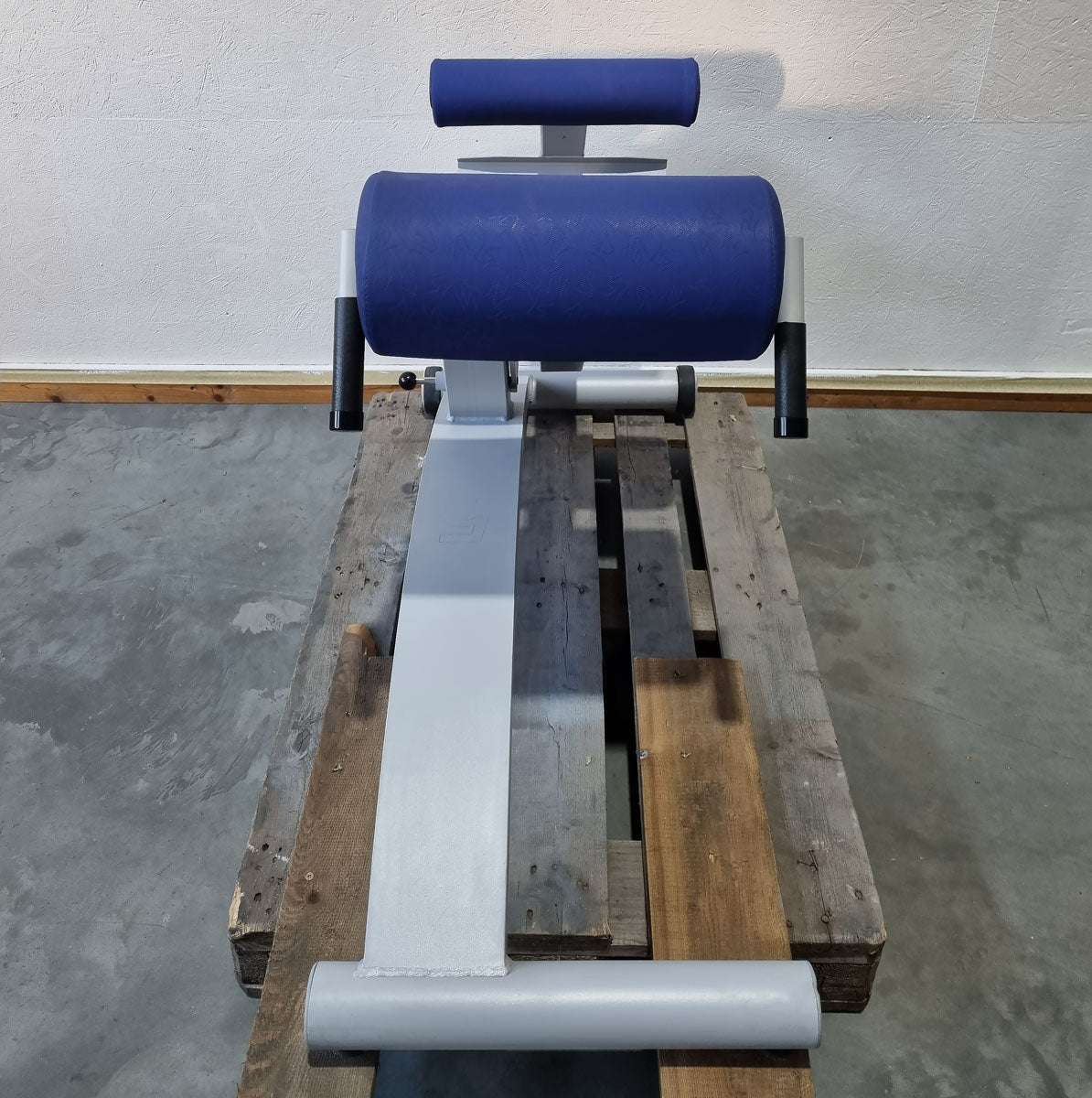 Frei Genius Basic Lateral-Lumbaltrainer, Hyperextension 15 bis 45° verstellbar, Rückenstreckerbank, Rahmenfarbe Silber, gebraucht - überholter Zustand