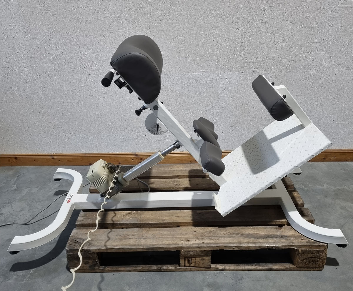 Proxomed Compass MTT Rückentrainer Kombi, Hyperextension, Rückenstrecker, elektrisch verstellbar, Rumpfmuskeltrainer, gebraucht - überholter Zustand