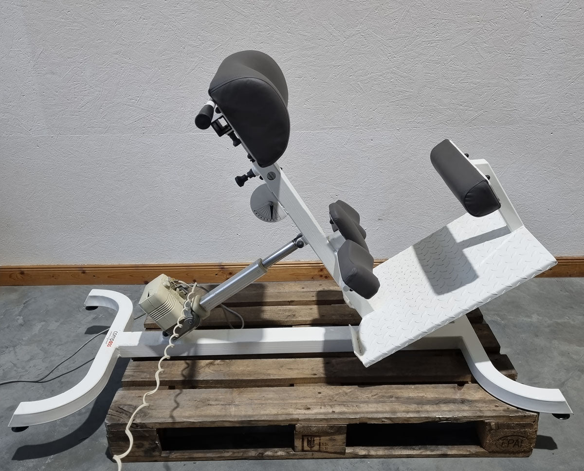 Proxomed Compass MTT Rückentrainer Kombi, Hyperextension, Rückenstrecker, elektrisch verstellbar, Rumpfmuskeltrainer, gebraucht - überholter Zustand