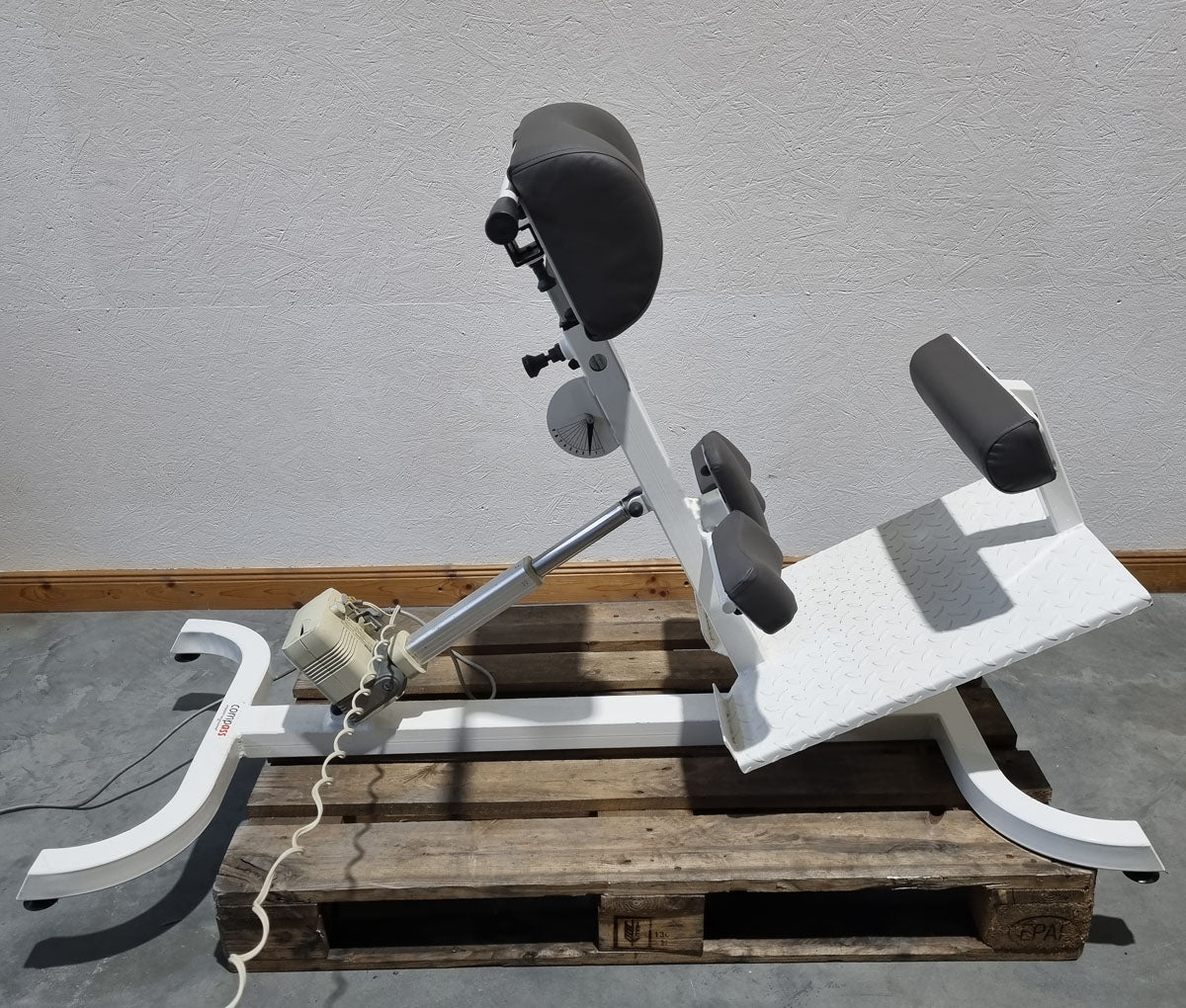 Proxomed Compass MTT Rückentrainer Kombi, Hyperextension, Rückenstrecker, elektrisch verstellbar, Rumpfmuskeltrainer, gebraucht - überholter Zustand