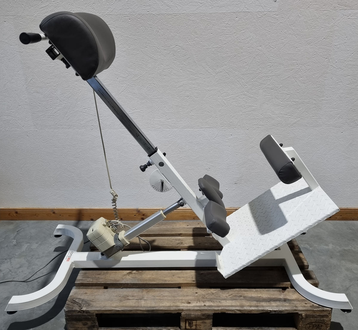 Proxomed Compass MTT Rückentrainer Kombi, Hyperextension, Rückenstrecker, elektrisch verstellbar, Rumpfmuskeltrainer, gebraucht - überholter Zustand