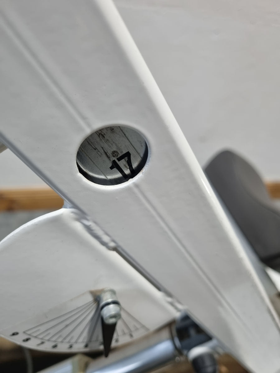 Proxomed Compass MTT Rückentrainer Kombi, Hyperextension, Rückenstrecker, elektrisch verstellbar, Rumpfmuskeltrainer, gebraucht - überholter Zustand