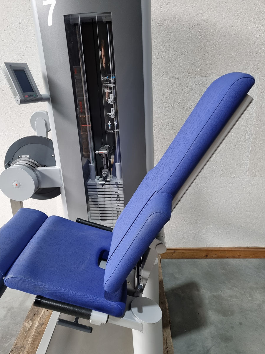 Frei Genius Eco leg extension adjustable, knee extension, leg extension, frame color silver, used - refurbished condition