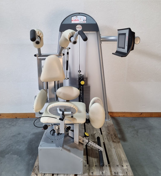 Proxomed Compass 530 Rumpfrotator, Rotator, Rotationsmaschine, Twister, Rotary Torso, seitliche Bauchmuskeln, MPG, Reha, Rahmenfarbe Silber, gebraucht - überholter Zustand