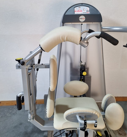 Proxomed Compass 530 Rumpfrotator, Rotator, Rotationsmaschine, Twister, Rotary Torso, seitliche Bauchmuskeln, MPG, Reha, Rahmenfarbe Silber, gebraucht - überholter Zustand
