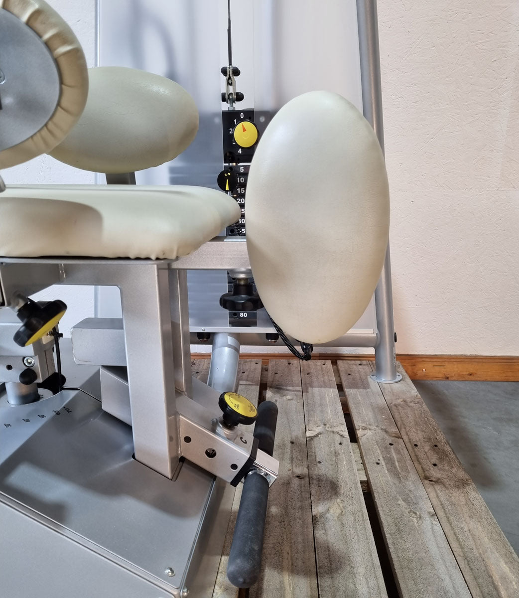 Proxomed Compass 530 Rumpfrotator, Rotator, Rotationsmaschine, Twister, Rotary Torso, seitliche Bauchmuskeln, MPG, Reha, Rahmenfarbe Silber, gebraucht - überholter Zustand
