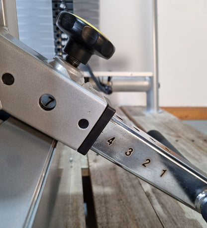 Proxomed Compass 530 Rumpfrotator, Rotator, Rotationsmaschine, Twister, Rotary Torso, seitliche Bauchmuskeln, MPG, Reha, Rahmenfarbe Silber, gebraucht - überholter Zustand