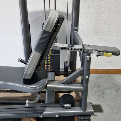 Impulse Fitness leg press horizontal, frame color gray-anthracite, used - refurbished condition