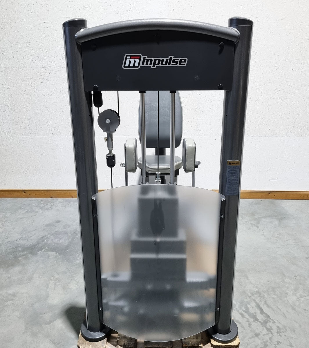 Impulse Fitness Abductors and Adductors 2 in 1 Combination Machine - Hip Abduction and Hip Adduction, frame color gray-anthracite, used - refurbished condition