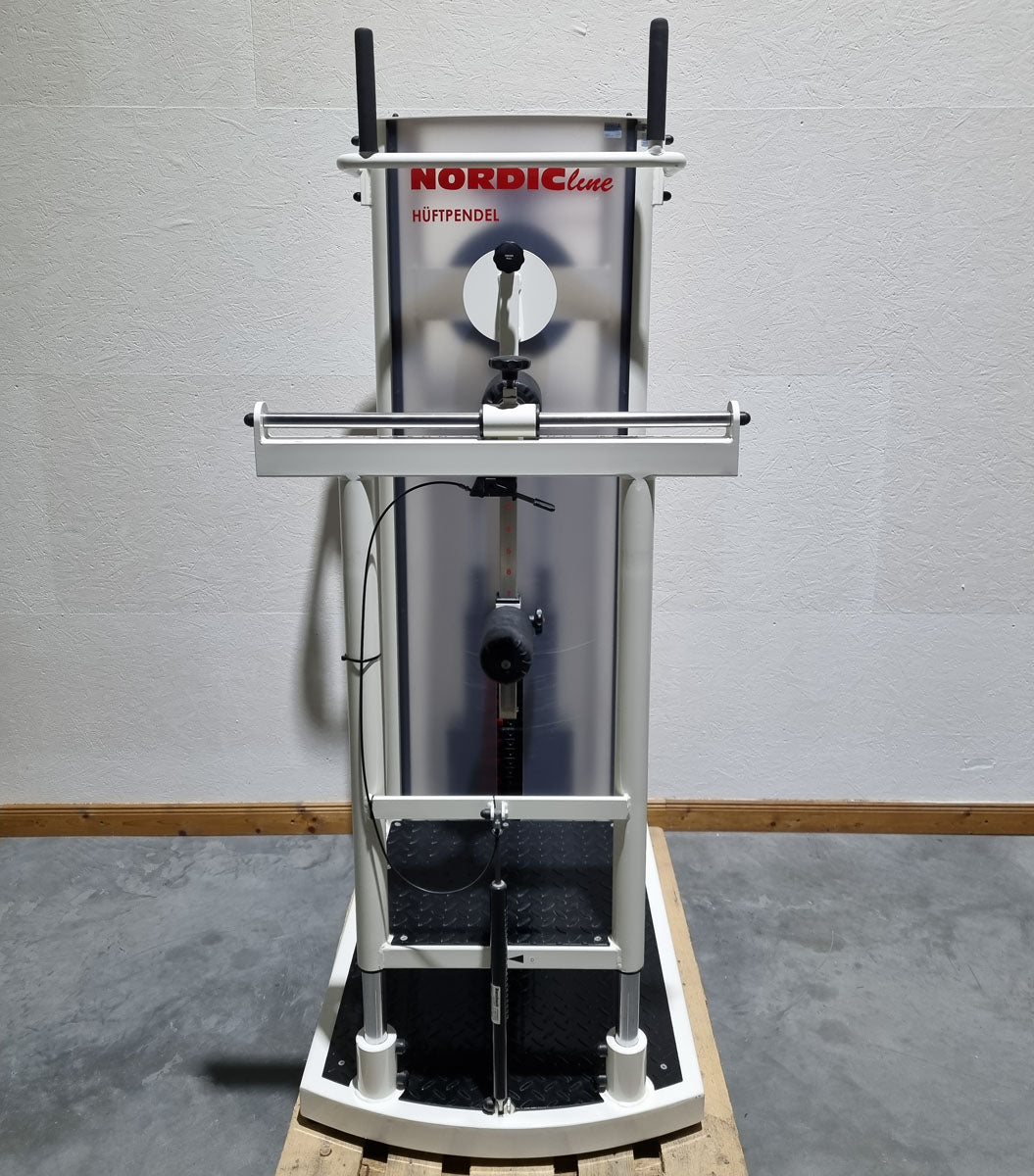 Pego Sport NordicLine hip pendulum, Multi Total Hip, kick machine, hip machine, MPG, frame color white, used - refurbished condition