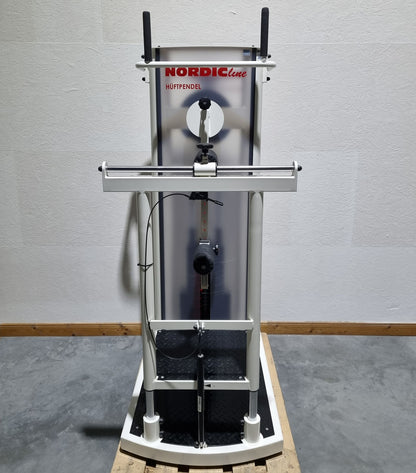 Pego Sport NordicLine hip pendulum, Multi Total Hip, kick machine, hip machine, MPG, frame color white, used - refurbished condition