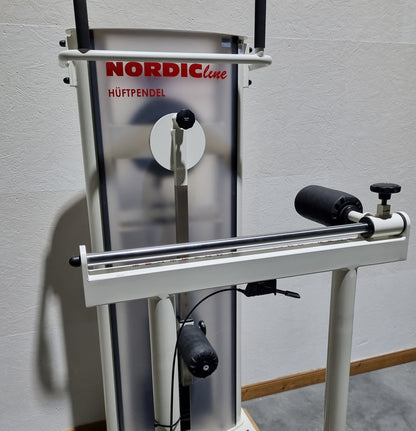 Pego Sport NordicLine hip pendulum, Multi Total Hip, kick machine, hip machine, MPG, frame color white, used - refurbished condition