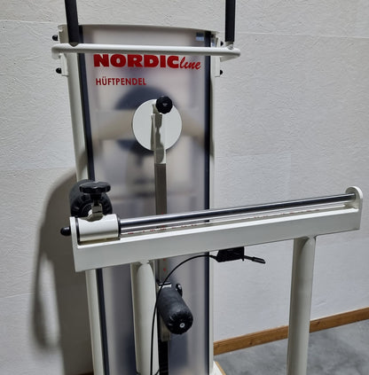 Pego Sport NordicLine hip pendulum, Multi Total Hip, kick machine, hip machine, MPG, frame color white, used - refurbished condition