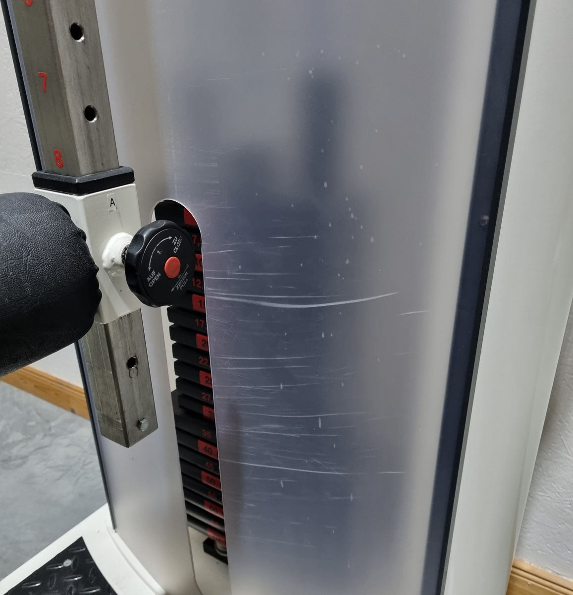 Pego Sport NordicLine hip pendulum, Multi Total Hip, kick machine, hip machine, MPG, frame color white, used - refurbished condition
