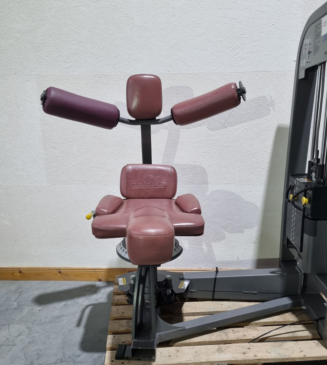 Nautilus Nitro Rotary Torso, Rotationsmaschine, Twister, Rumpfrotator, Rahmenfarbe Anthrazit - gebraucht - überholter Zustand