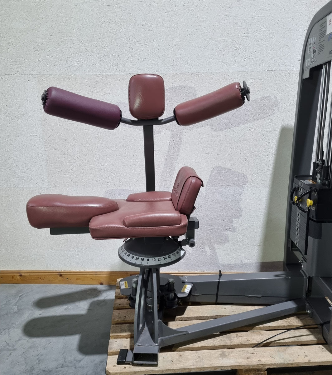 Nautilus Nitro Rotary Torso, Rotationsmaschine, Twister, Rumpfrotator, Rahmenfarbe Anthrazit - gebraucht - überholter Zustand