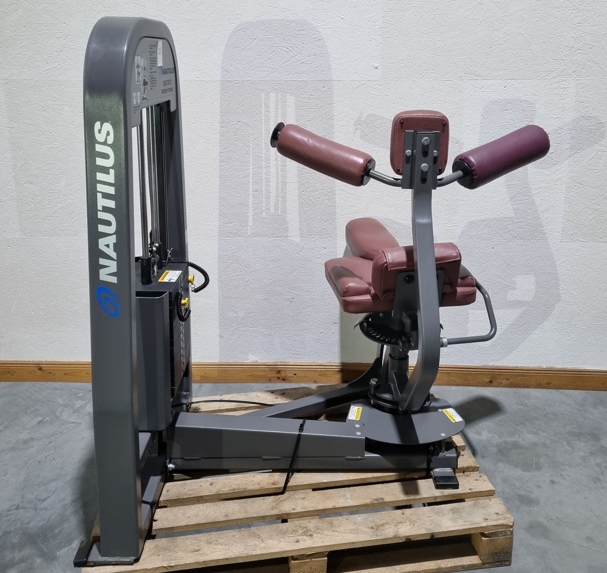 Nautilus Nitro Rotary Torso, Rotationsmaschine, Twister, Rumpfrotator, Rahmenfarbe Anthrazit - gebraucht - überholter Zustand
