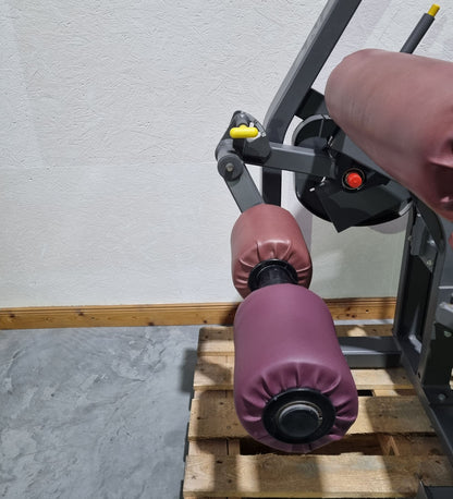 Nautilus Nitro Beinstrecker und Beinbeuger sitzend, 2 Geräte im Set, Leg Curl and Leg Extension seated, Rahmenfarbe Anthrazit, gebraucht - überholter Zustand