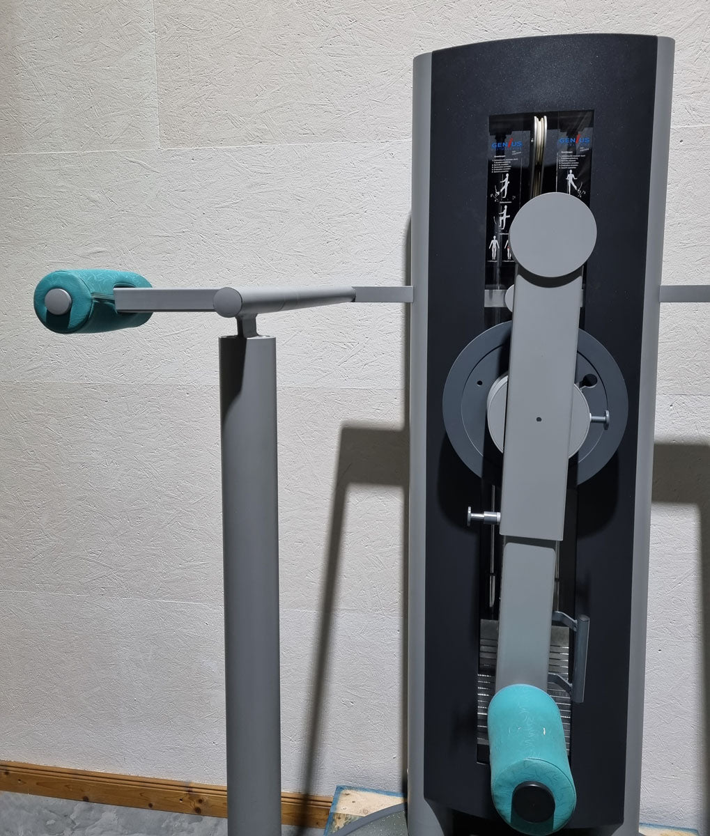 Frei Genius hip machine, hip pendulum, multi hip, kick machine, total hip also usable for ab-adductor training, frame color silver - used - refurbished condition