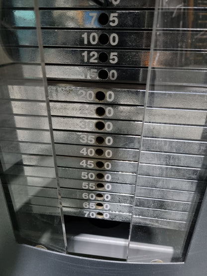 Frei Genius hip machine, hip pendulum, multi hip, kick machine, total hip also usable for ab-adductor training, frame color silver - used - refurbished condition