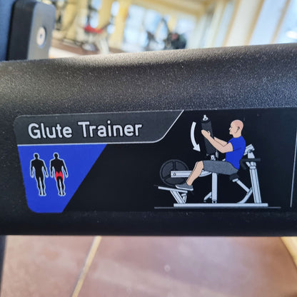 Matrix Magnum Glute Trainer MG-PL78, hip thrust machine, glute machine, buttock machine for buttock training, frame color black, used - refurbished condition