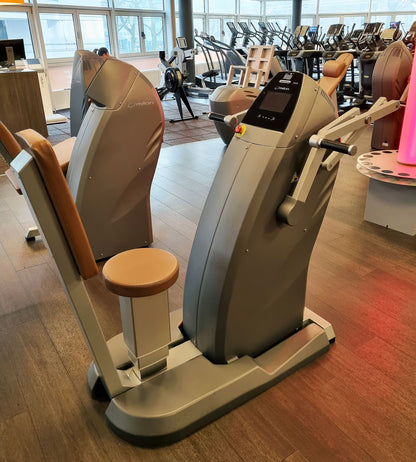 Milon 9-seater PREMIUM strength circuit, built in 2017, housing in anthracite stone, upholstery brown, including LED traffic light, used, overhauled and as good as new - top condition