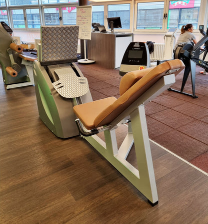Milon 9-seater PREMIUM strength circuit, built in 2017, housing in anthracite stone, upholstery brown, including LED traffic light, used, overhauled and as good as new - top condition