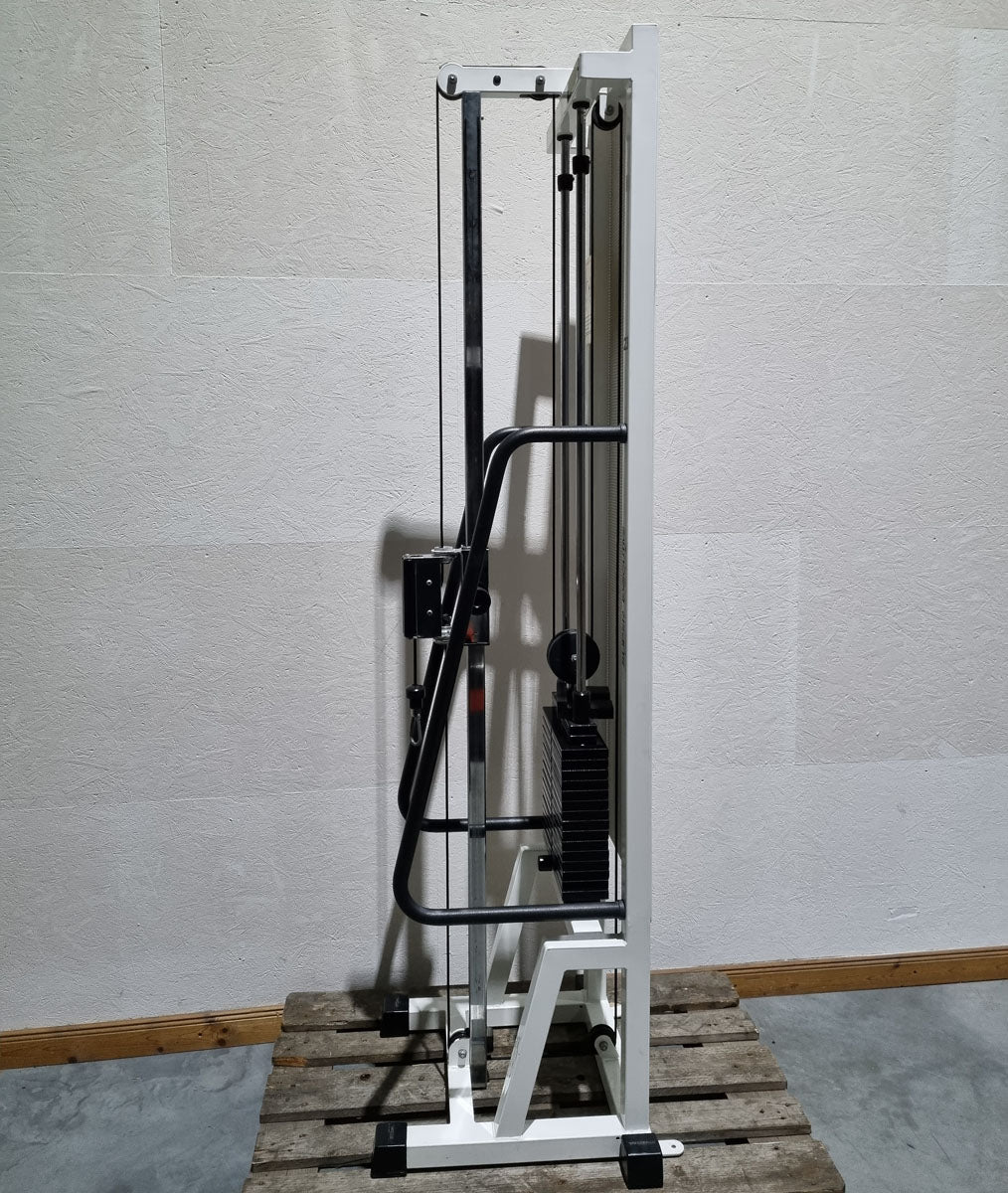 Technogym Ercoline Rehab, Kabelzug höhenverstellbar, Seilzug, Zugapparat 80kg, Rahmenfarbe Weiß, gebraucht - überholter Zustand