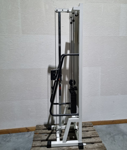 Technogym Ercoline Rehab, Kabelzug höhenverstellbar, Seilzug, Zugapparat 80kg, Rahmenfarbe Weiß, gebraucht - überholter Zustand