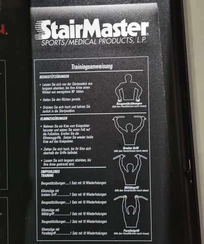 Stairmaster Gravitron 2000 AT Dip-Chin, Dip-Klimmzugmaschine mit Gewichtsunterstützung, Rahmen Weiß, gebraucht - überholter Zustand