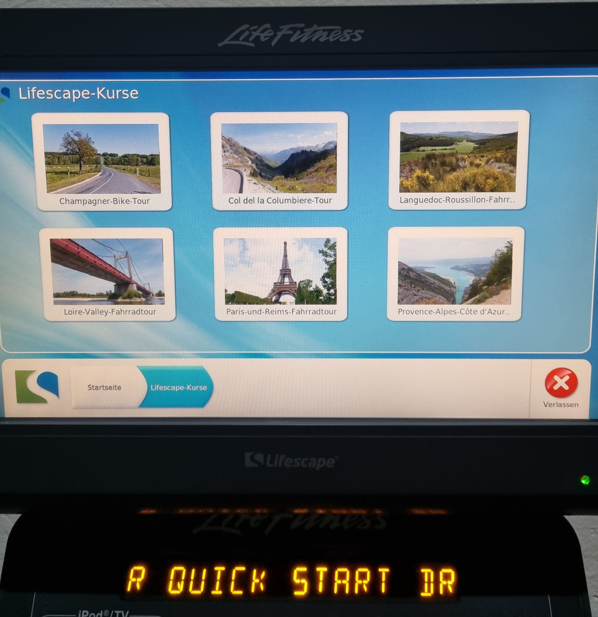 Life Fitness Recumbent, recumbent bike, Integrity Series, LED console, used - refurbished condition