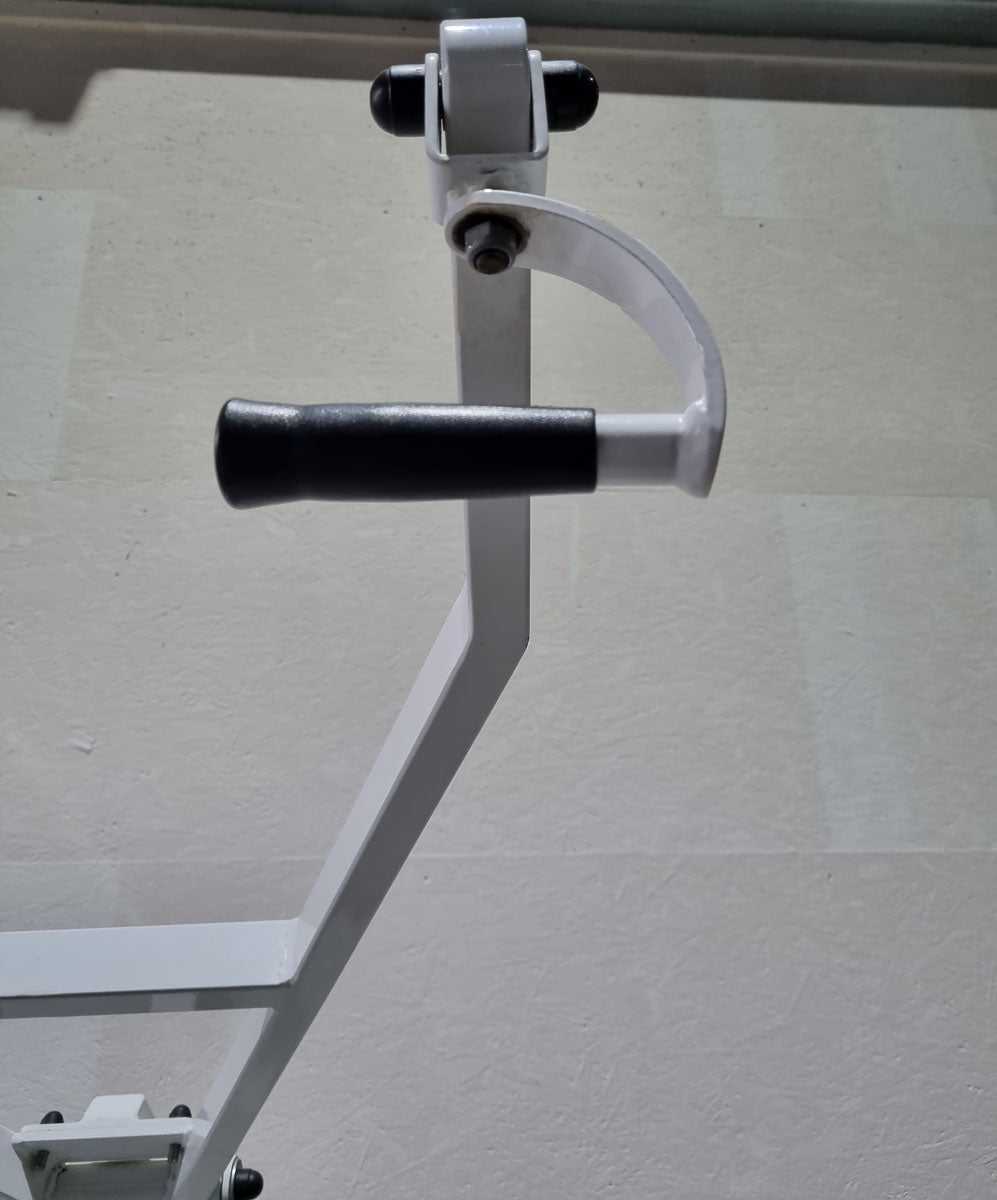 Proxomed Compass Schulterblattfixator / Stützstemme - Latzug und Dips - Kombigerät 2 in 1, Rahmenfarbe Weiß, gebraucht - überholter Zustand