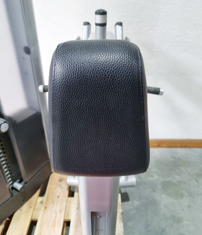 Life Fitness Rudern mit Bruststütze, Row - Rear Deltoid, Signature Series, 145kg Gewichtsblock, Rahmenfarbe Silber, gebraucht - überholter Zustand