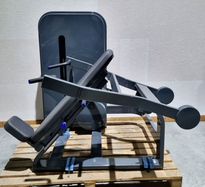 Milon Milcanic shoulder press, shoulder press, 120 kg weight block, overhead press, anthracite frame, used - display piece - top condition