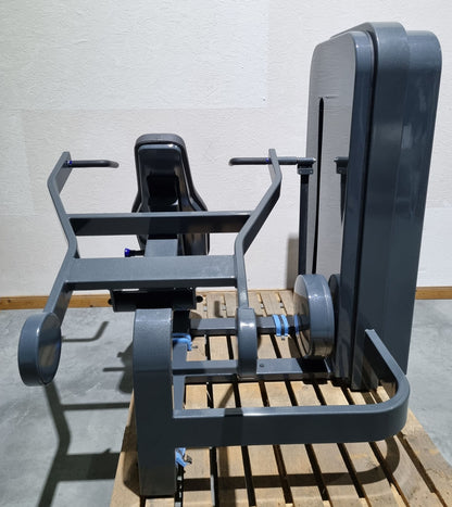 Milon Milcanic shoulder press, shoulder press, 120 kg weight block, overhead press, anthracite frame, used - display piece - top condition