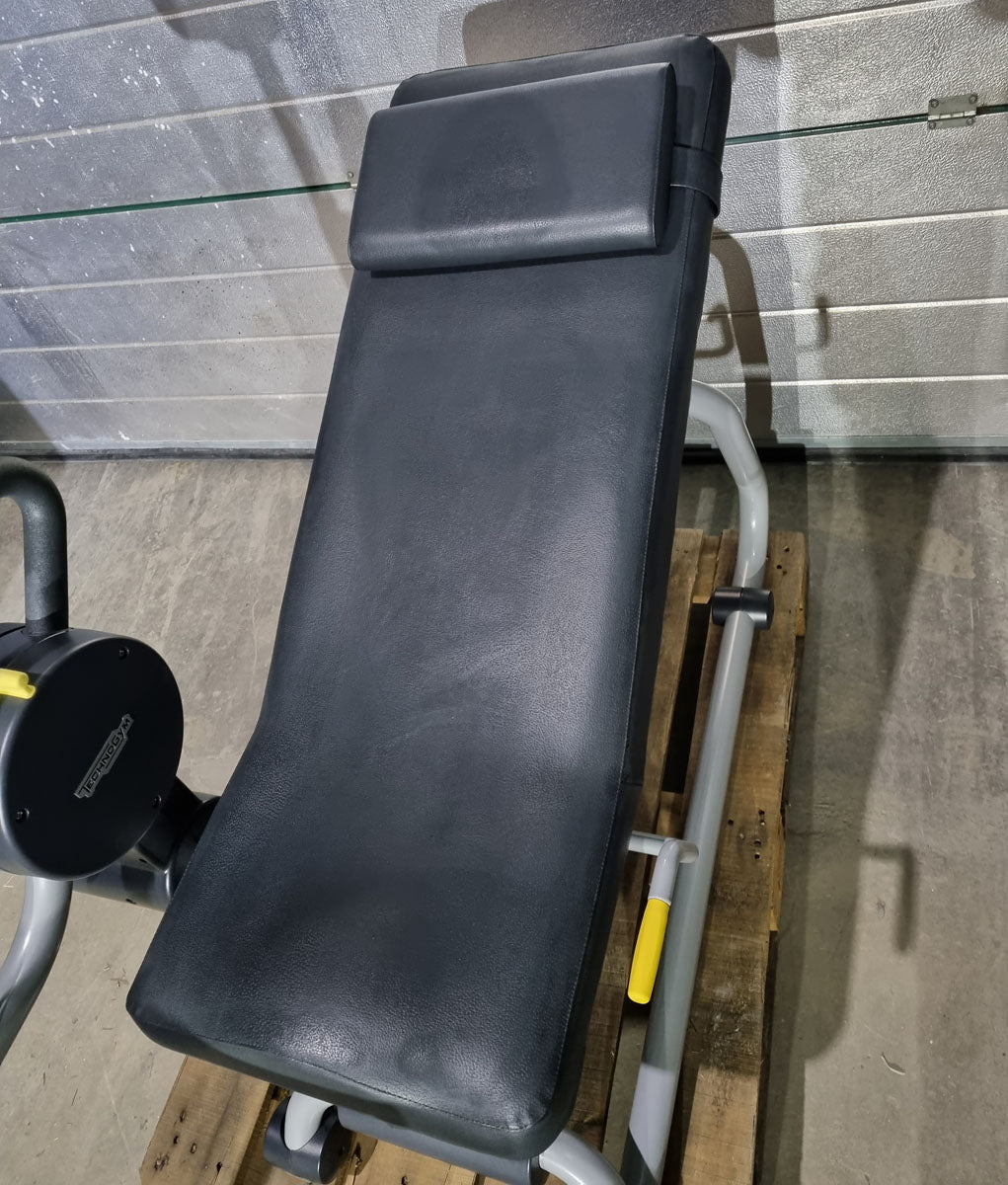 Technogym 2er Set Flexability Posterior und Flexability Anterior - Dehngeräte für Beine und Waden, gegen Rückenschmerzen, Dehnungsapparat, Rahmenfarbe Silber, gebraucht - guter Zustand