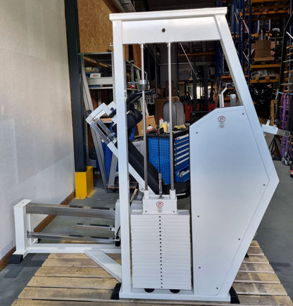 MKB Reha functional press, adjustable leg press, tilting gyroscope, MPG, frame color white, used - refurbished condition