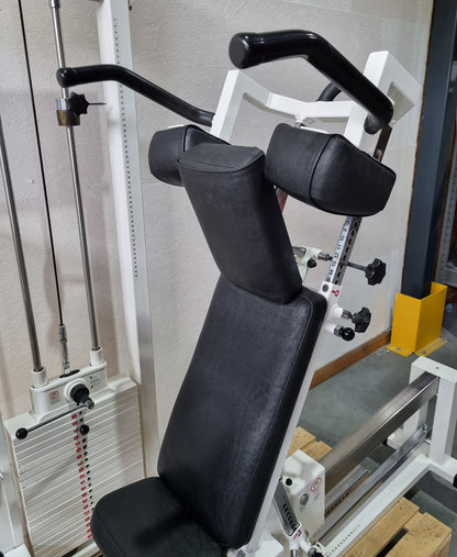 MKB Reha functional press, adjustable leg press, tilting gyroscope, MPG, frame color white, used - refurbished condition