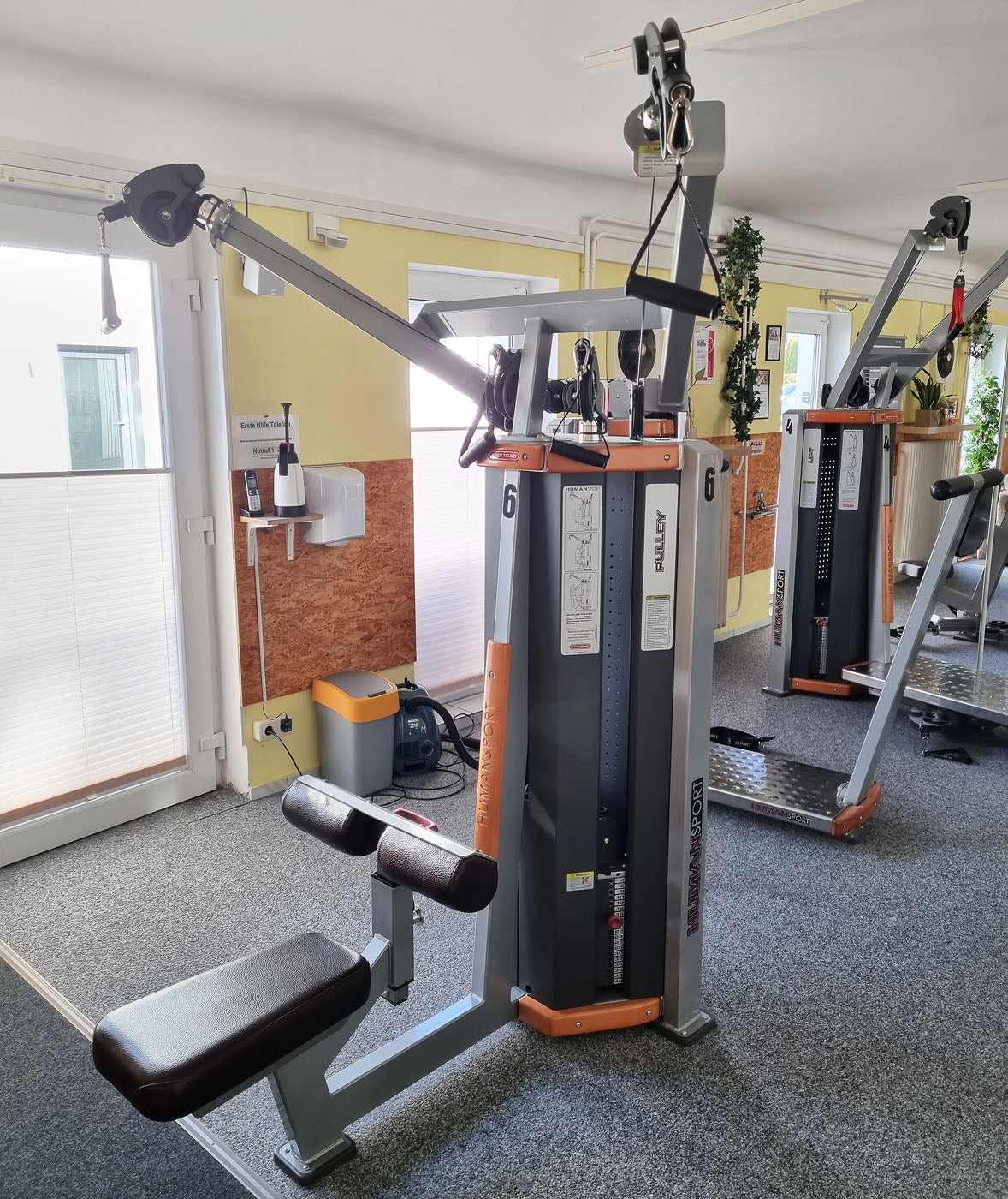 StarTrac Human Sports Line circuit, 6 strength machines in a set, used, refurbished condition