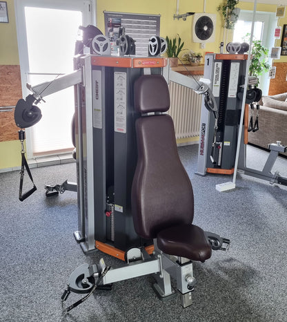 StarTrac Human Sports Line circuit, 6 strength machines in a set, used, refurbished condition